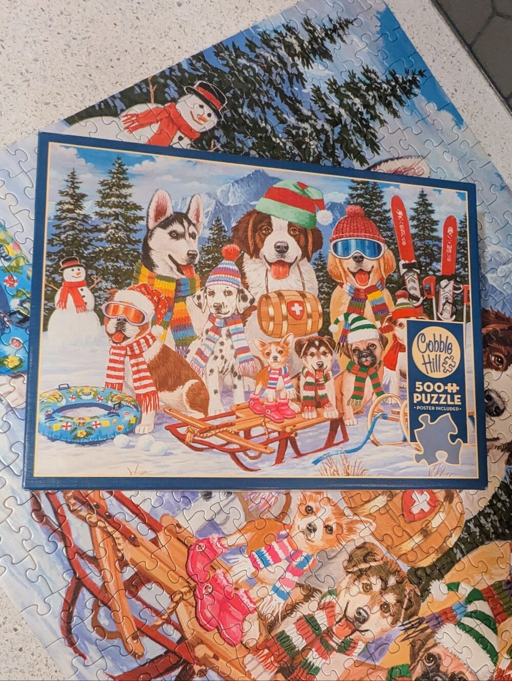 Cobble Hill "Snow Day!" 500-Piece Jigsaw Puzzle